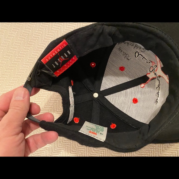 Vintage 90’s Nike Air Jordan Jump Man Script Strapback 23 Logo Hat - Picture 10 of 11